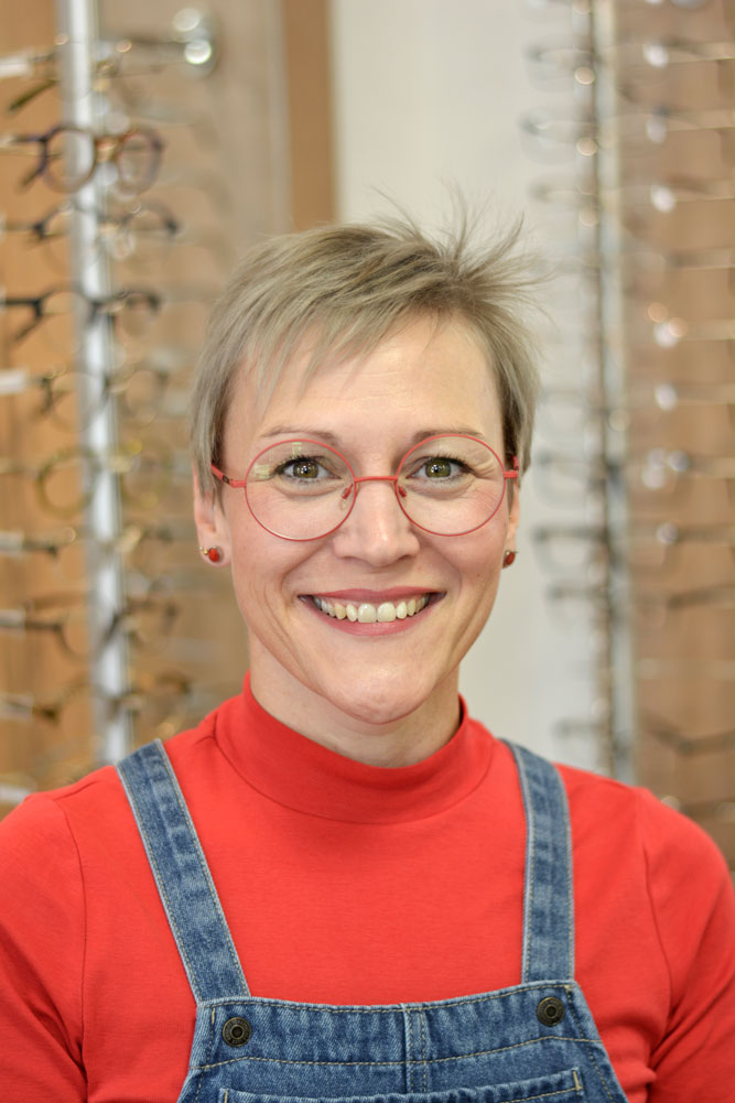 Stefanie Reichelt, Augenoptikermeisterin, Inhaberin von Optik Kurz in Barleben
